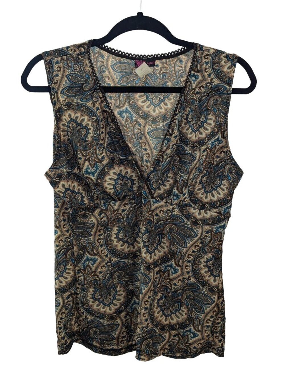 Agenda Y2K Paisley Tank Top
